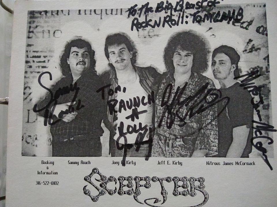 Scepter original promo photo from 1989